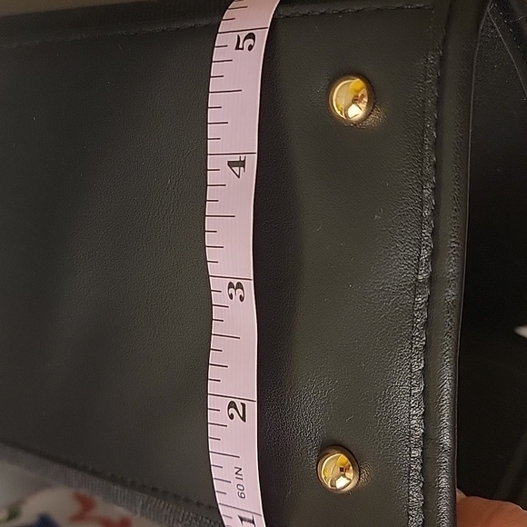 Versace Fragrances Black and Gold Crossbody Canvas Tote - Picture 8 of 11